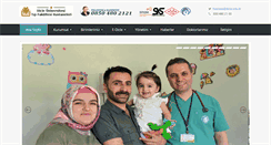 Desktop Screenshot of hastane.dicle.edu.tr